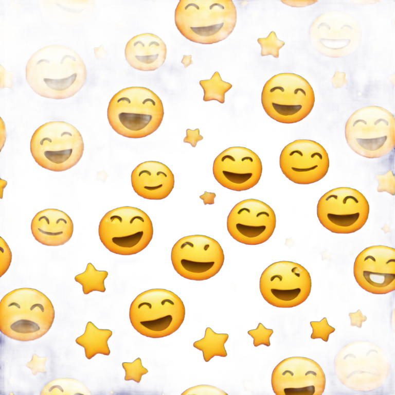 genmoji：微笑并用星星代替眼睛的情感表情