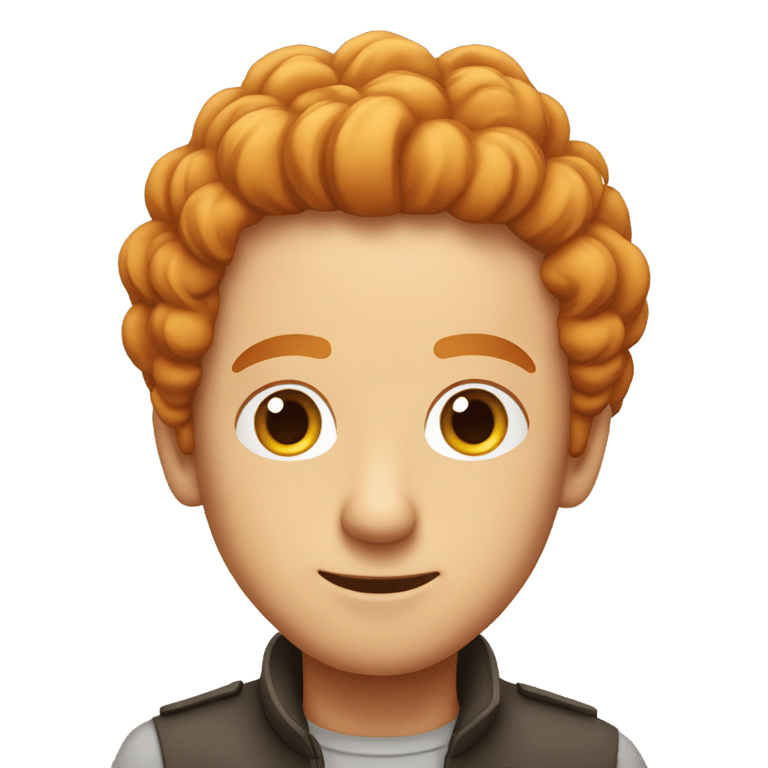 genmoji：Albert Einstine but he is ginger