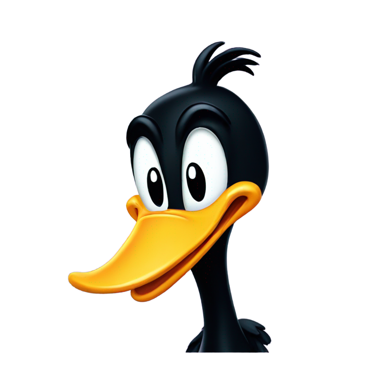 genmoji: daffy duck thumbs up