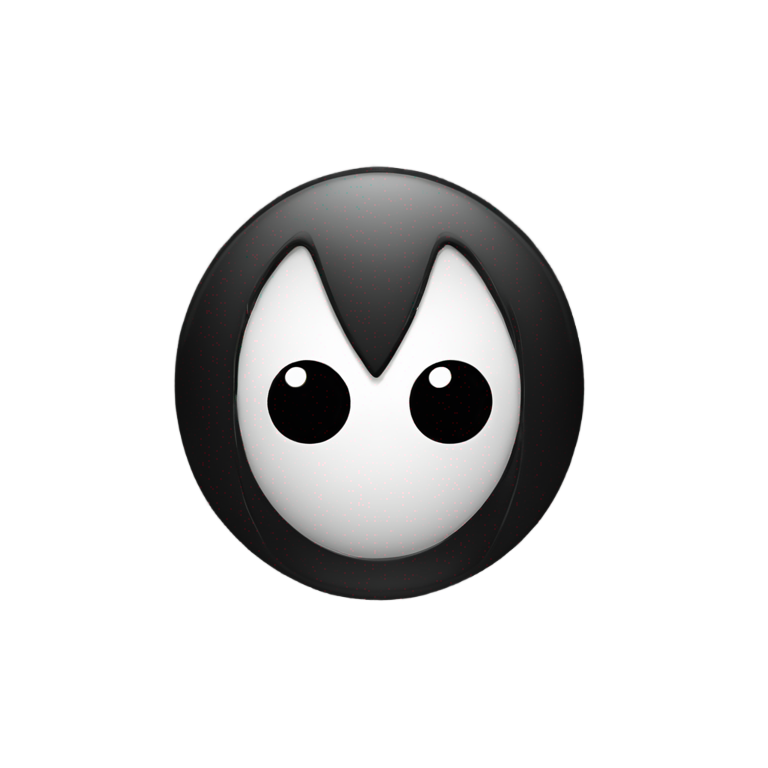 genmoji：Black Warner Bros logo