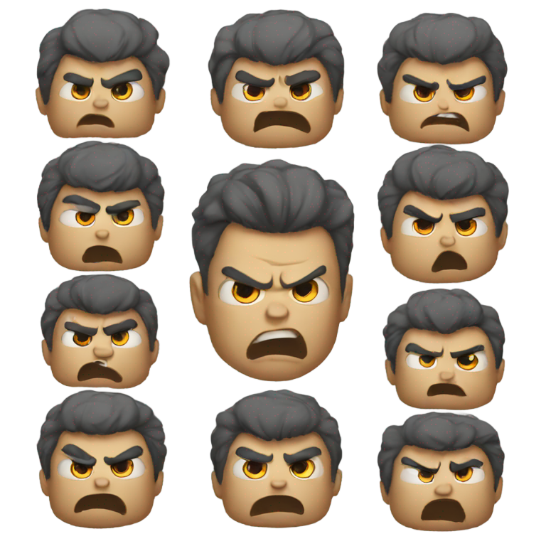 genmoji: super angry