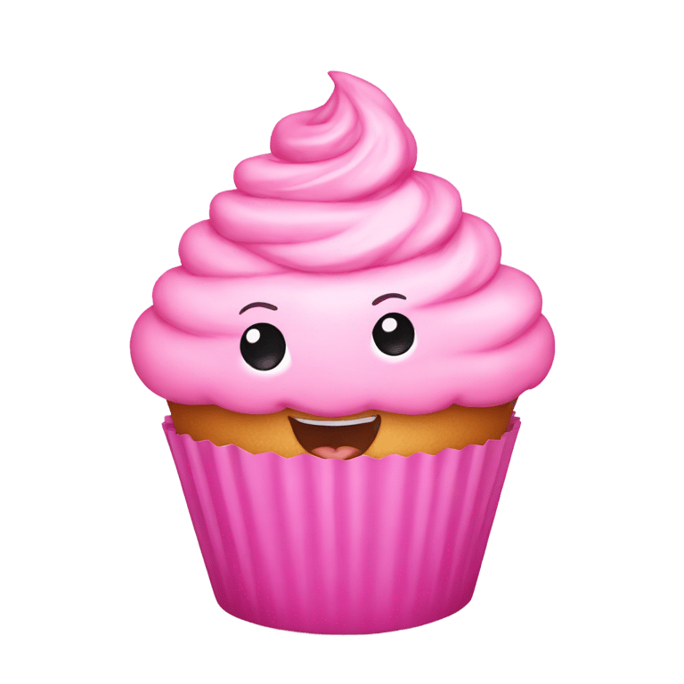 genmoji：粉色蛋糕