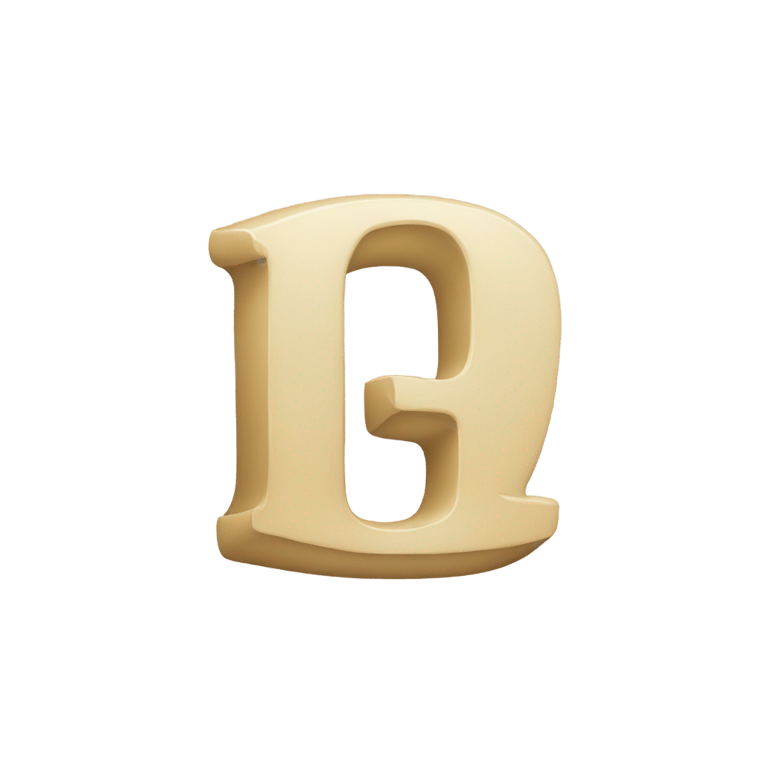 genmoji：字母 "U"