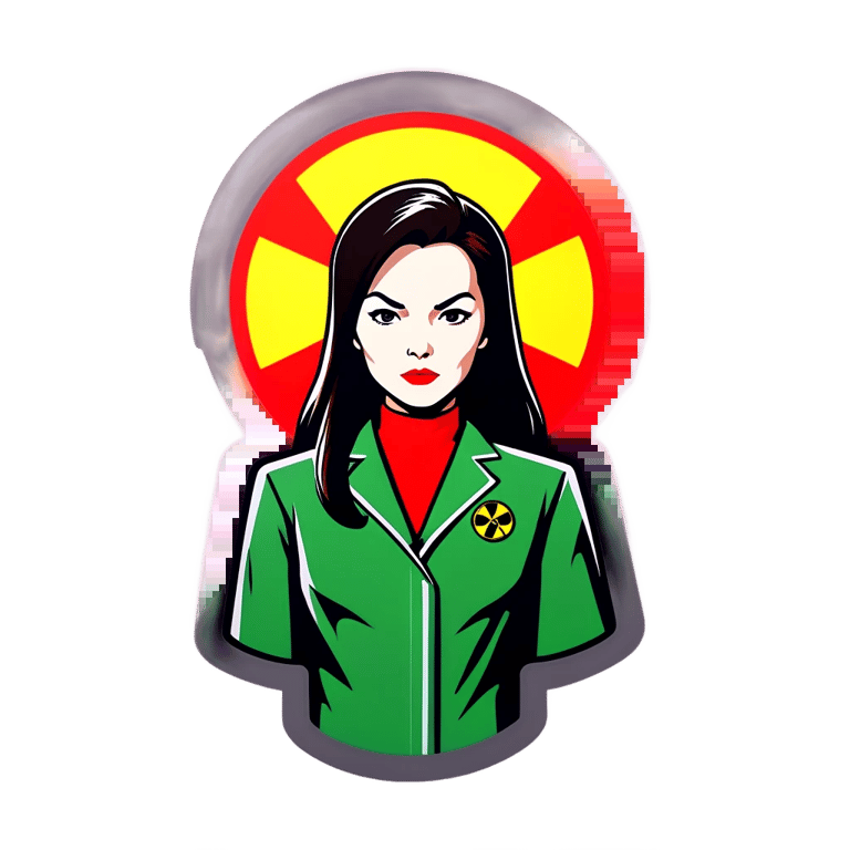 genmoji : nuclear woman