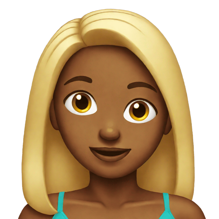 genmoji: Girl in bikini