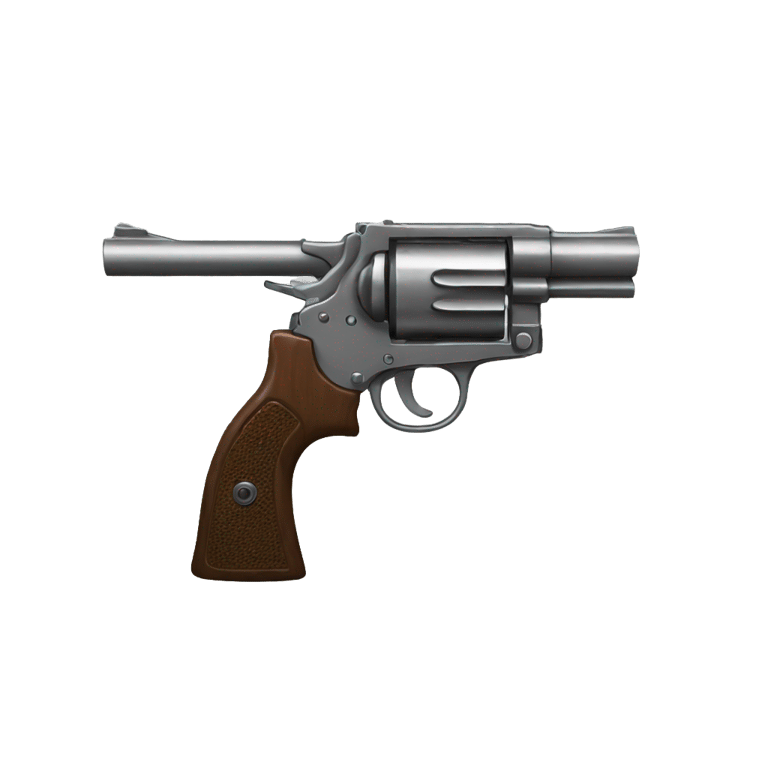 genmoji：revolver gun