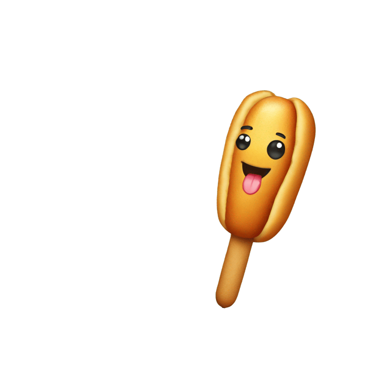 絵文字：corn dog
