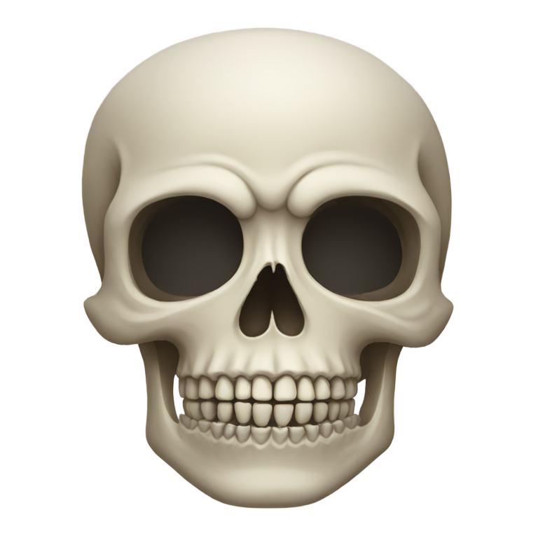 genmoji: skull face