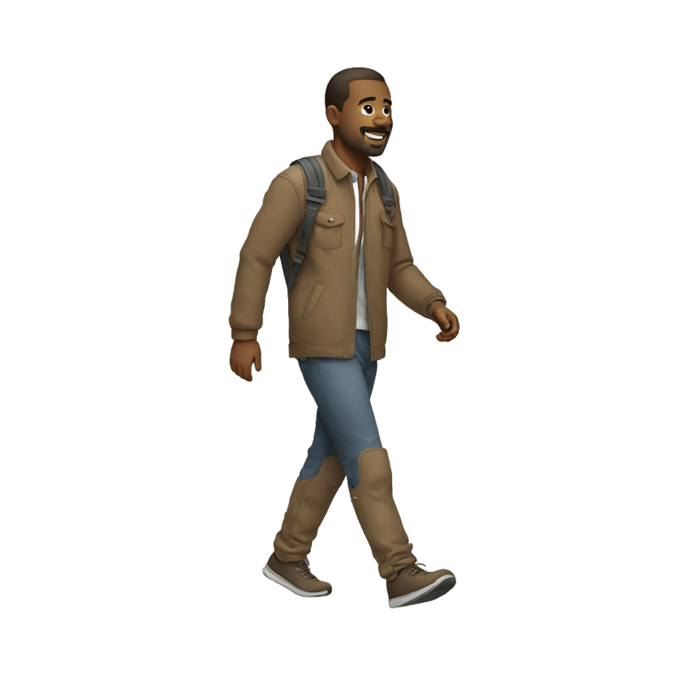 genmoji: walking outside