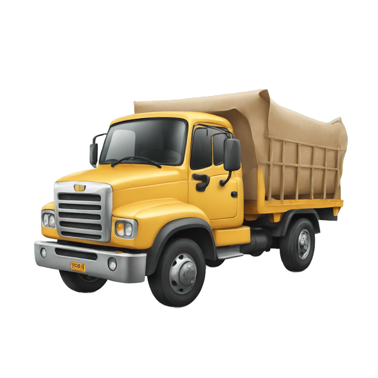 genmoji : Indian driving truck