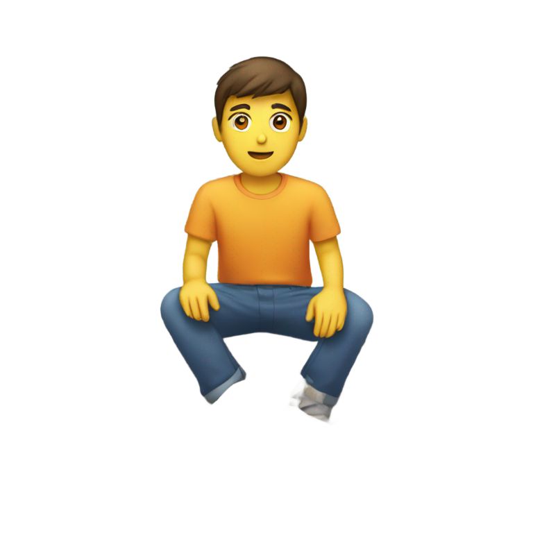 genmoji : Quelqu'un cherchant sous les débris
