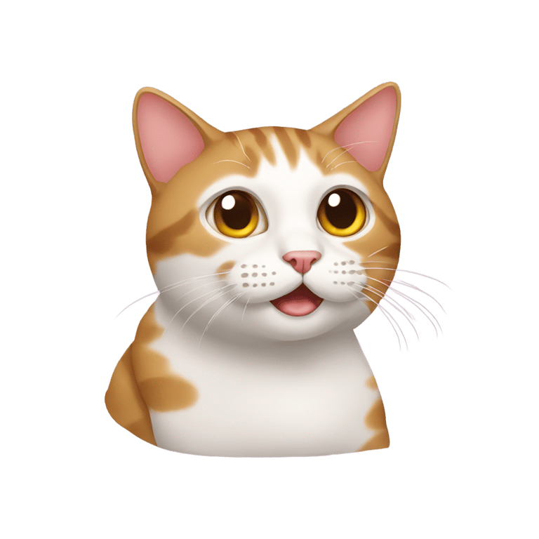 genmoji: cat with poop
