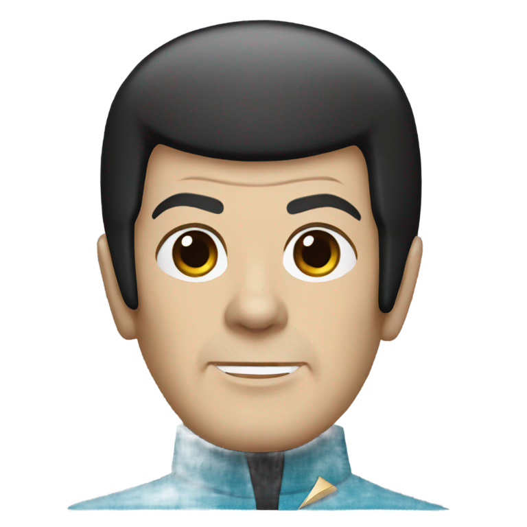 genmoji : Spock de Star Trek