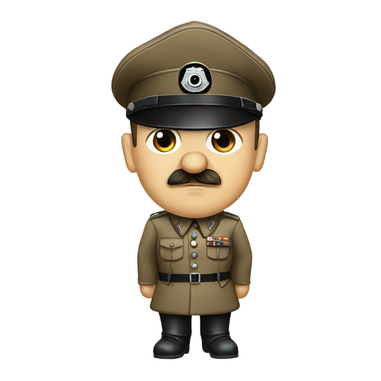 genmoji : Adolf Hitler, le Führer du Troisième Reich, parmi nous