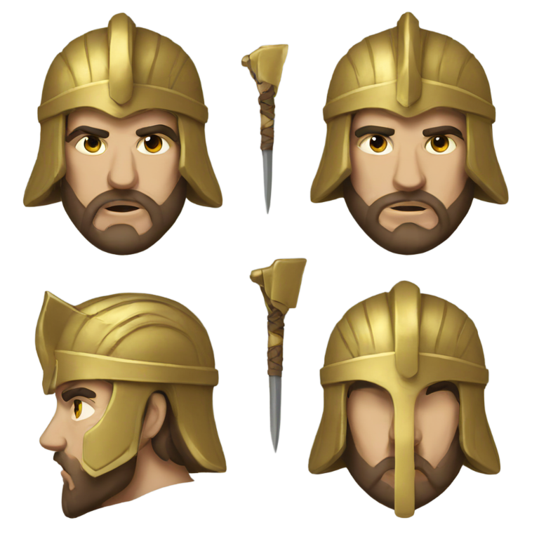 絵文字：greek warrior
