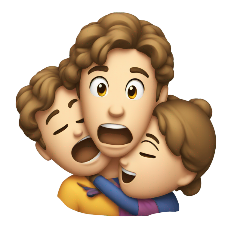 genmoji：男性扼住女性