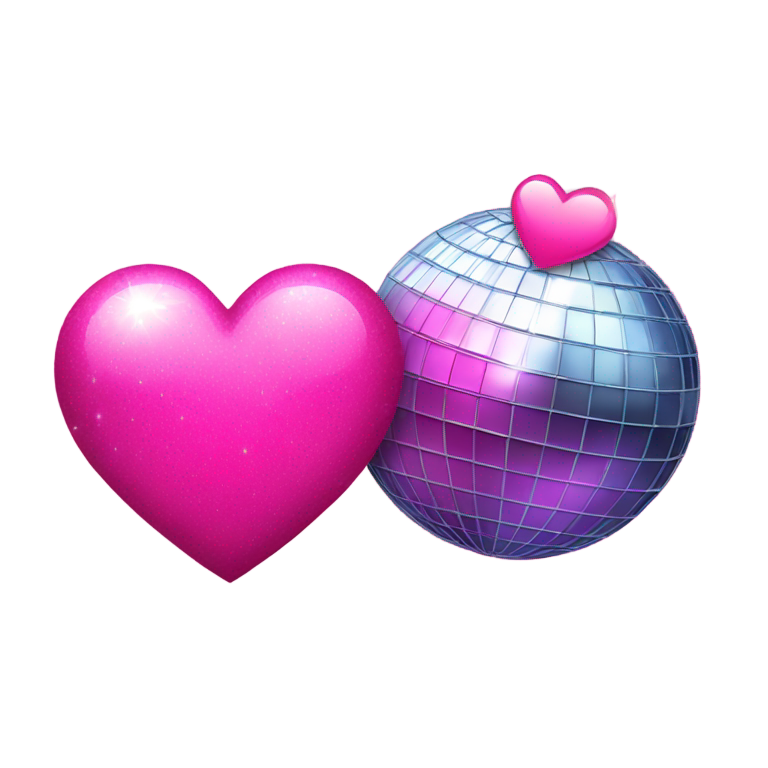genmoji：闪亮的粉红色迪斯科球