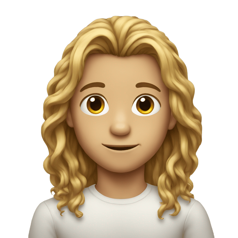 genmoji：长发男孩