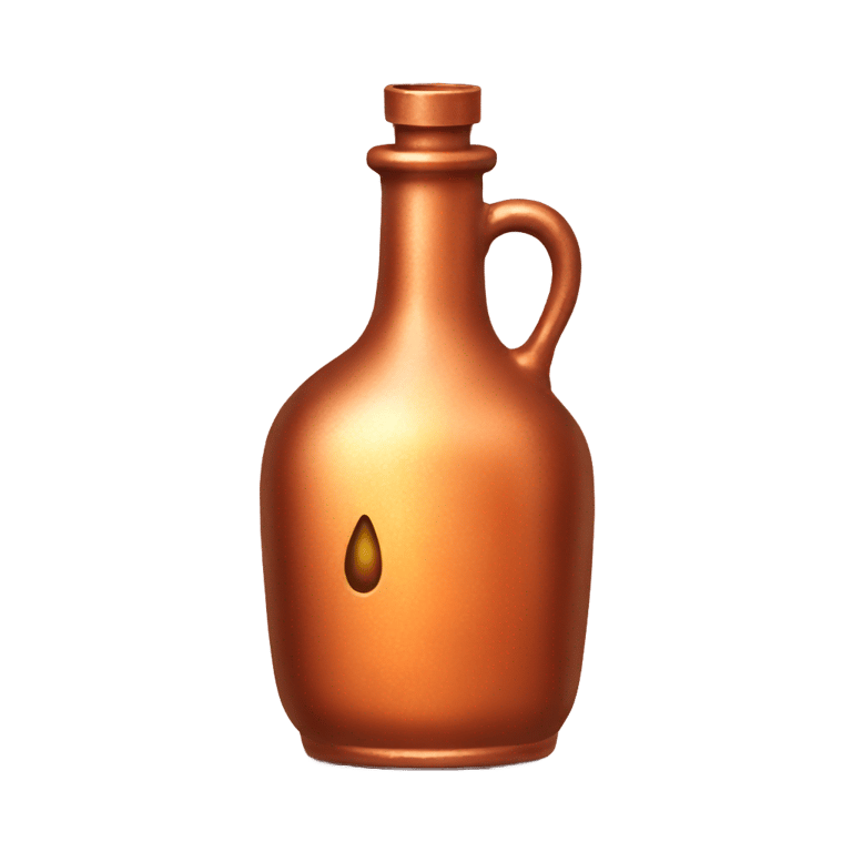 genmoji：一瓶红铜色的魔法药水