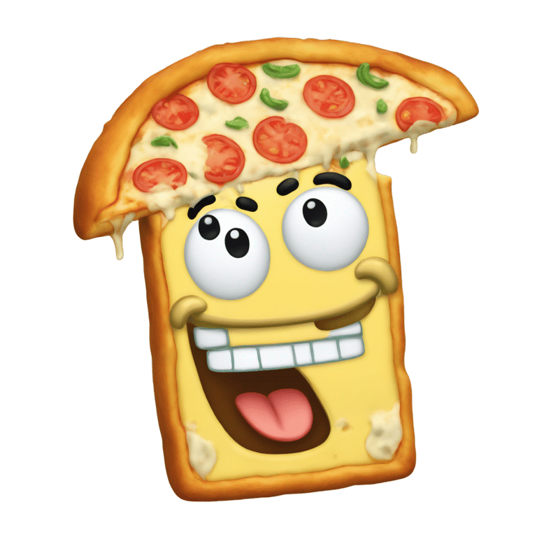 genmoji : Krusty Krab Pizza