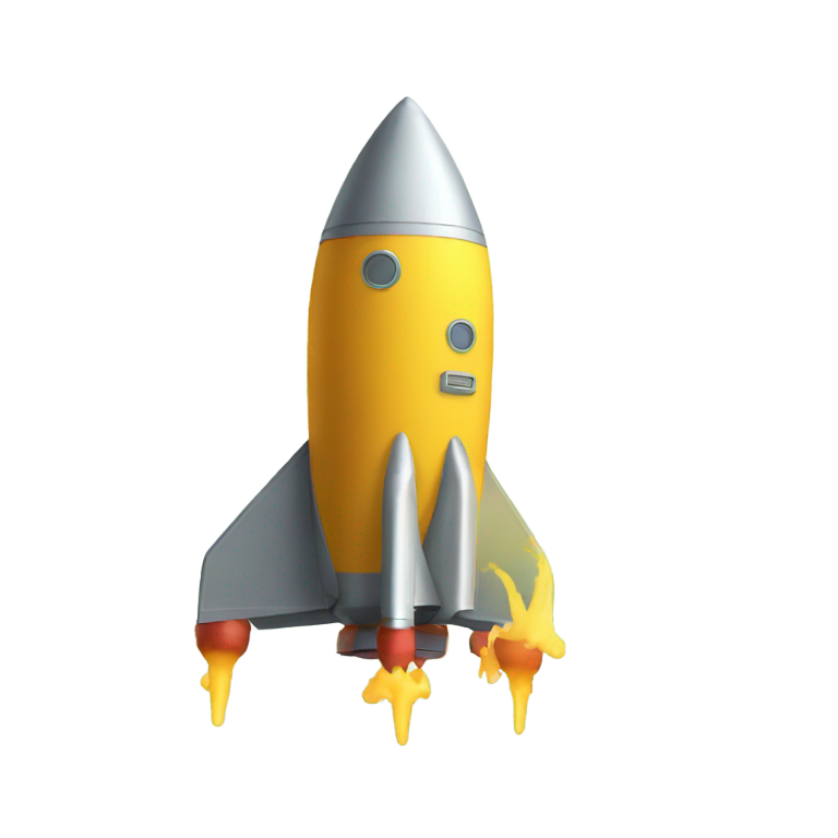 絵文字：鼻水でできたロケット