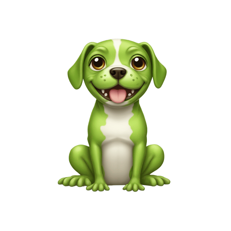 genmoji：青蛙狗
