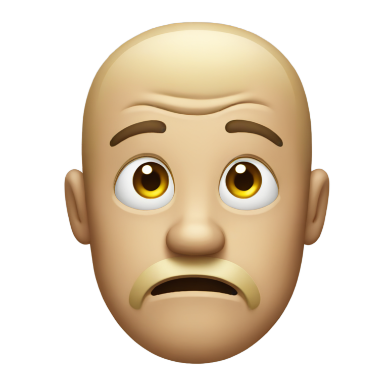 genmoji : Visage mécontent