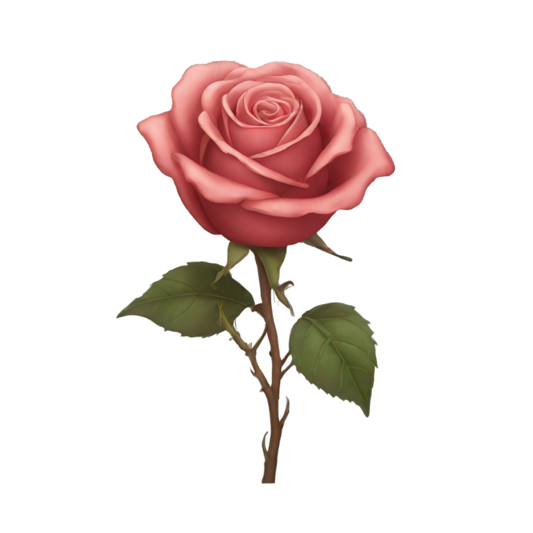 genmoji: dead rose all around sad emoji