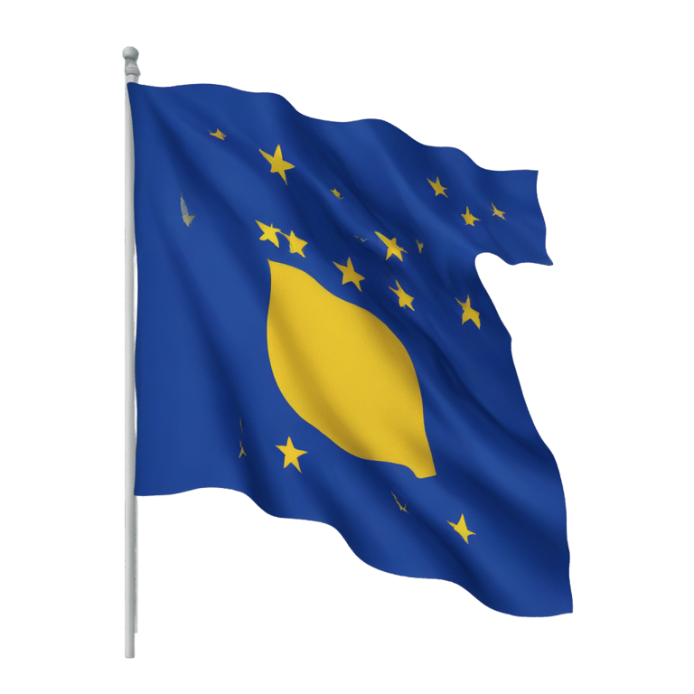 絵文字：Kosovo flag