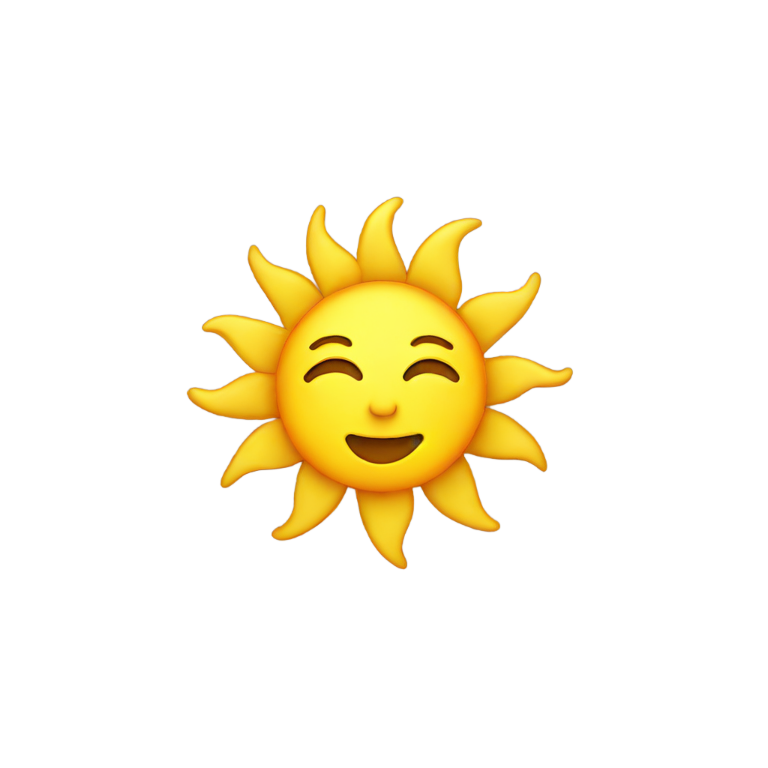 絵文字：太陽