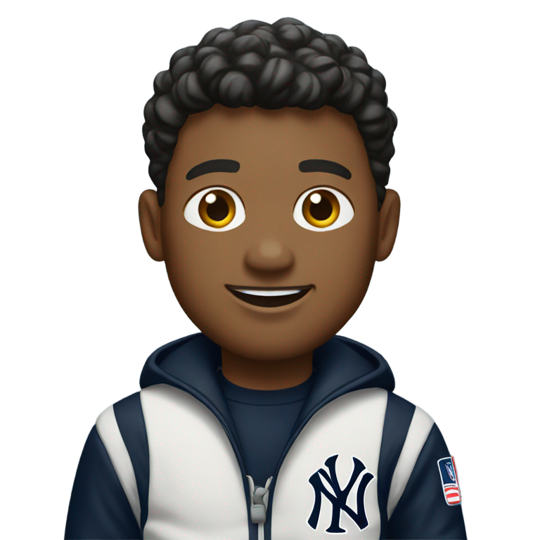genmoji：身穿纽约洋基夹克的水手