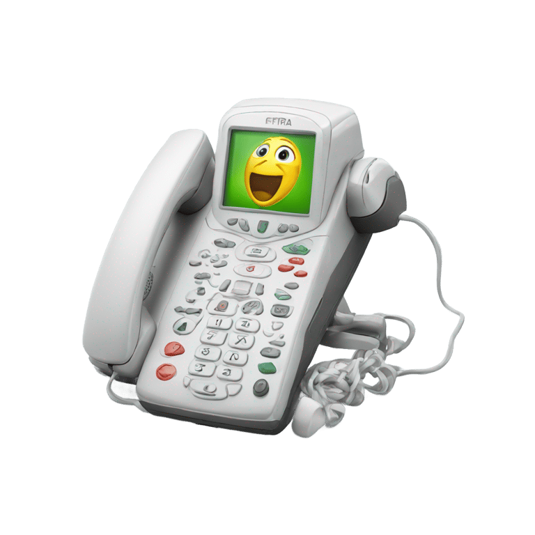 絵文字：Phone running FIFA