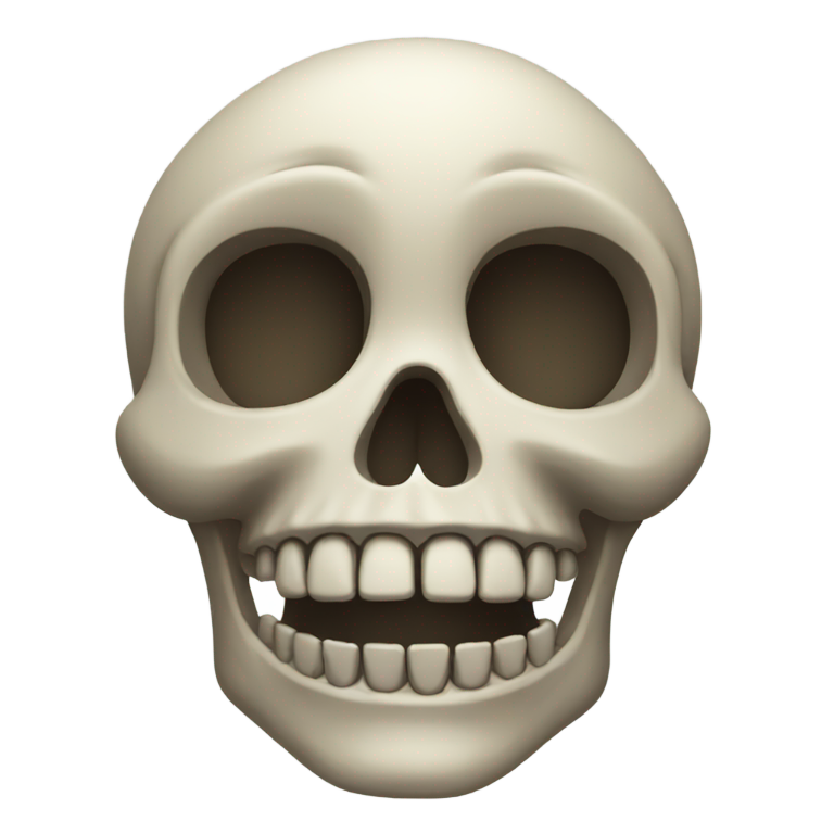 genmoji: make a happy skull