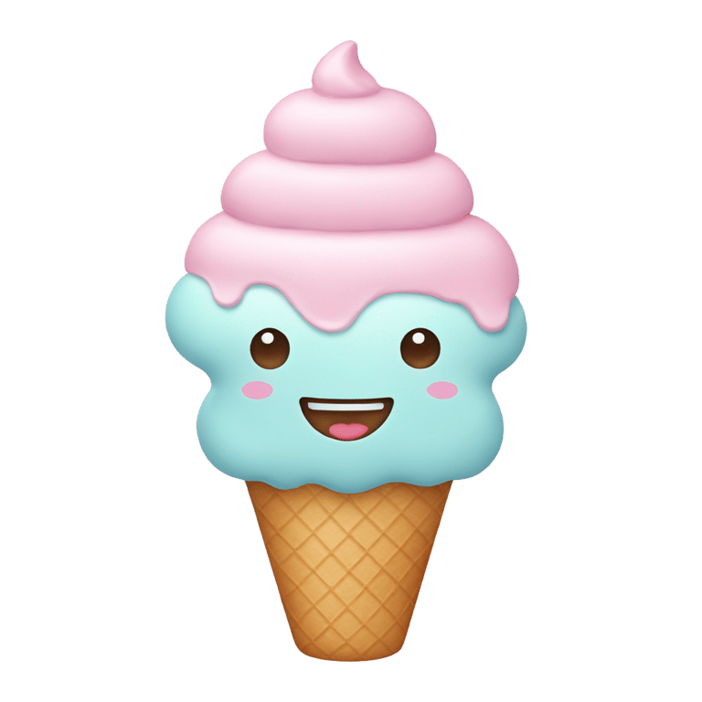 genmoji：彩色冰淇淋