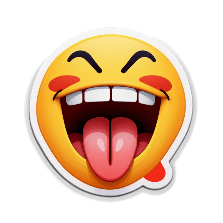 絵文字：e.g. ‘ Emoji shows tongue’