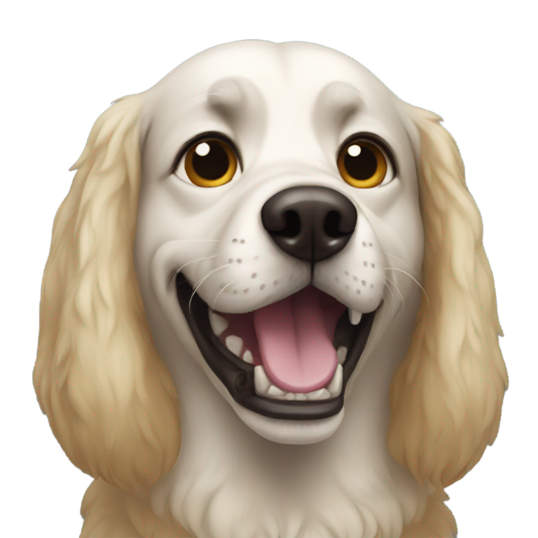 絵文字：変な犬