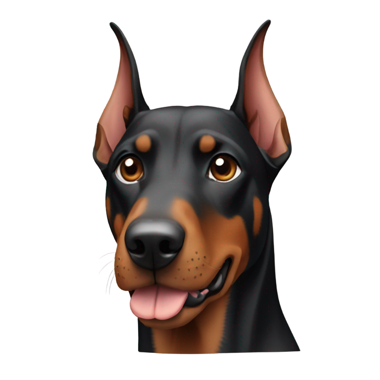 genmoji：一只杜宾犬