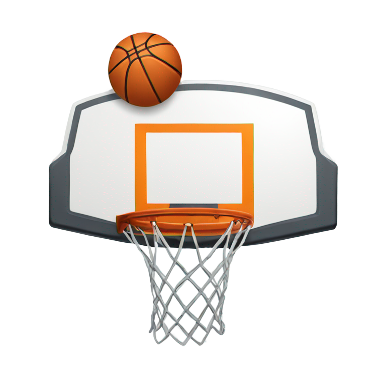genmoji : Panier de basketball