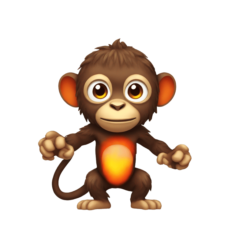 genmoji：火山猴