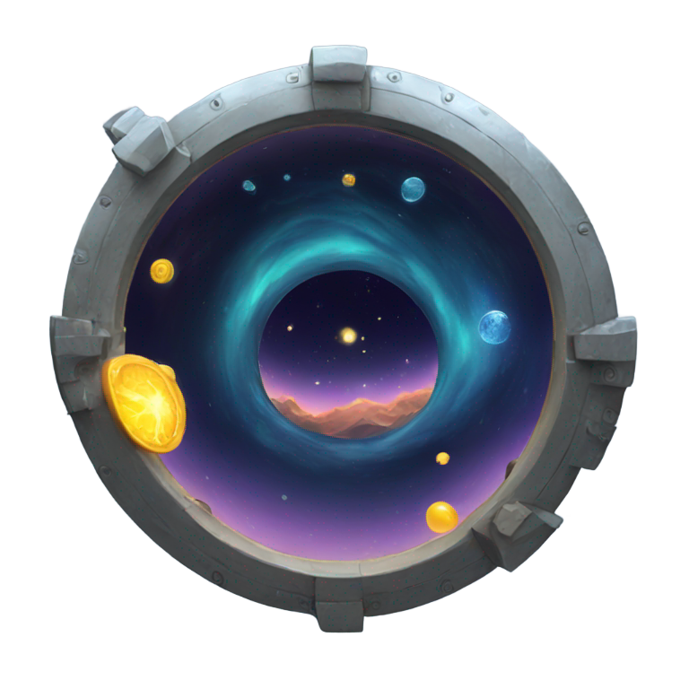 genmoji: Alternate dimension portal