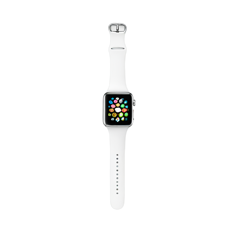 genmoji: apple watch white