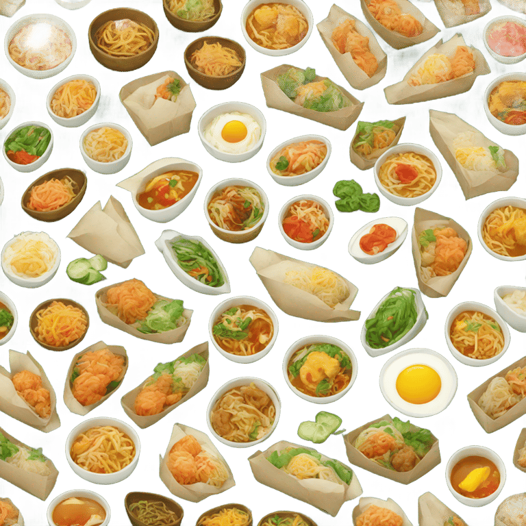 絵文字：Asian food