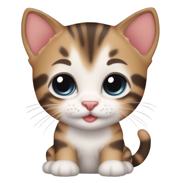 genmoji: cute baby lifegaurd cutie kitten