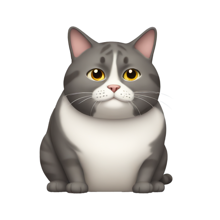 genmoji：胖猫名叫Smokey