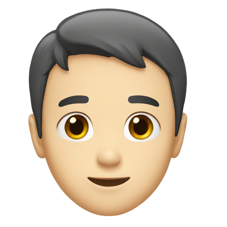 絵文字：とても高い日本人少年のヒロです。