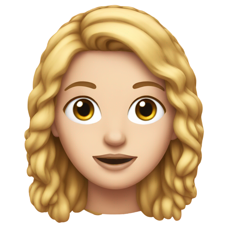 genmoji：白人女孩被烧伤