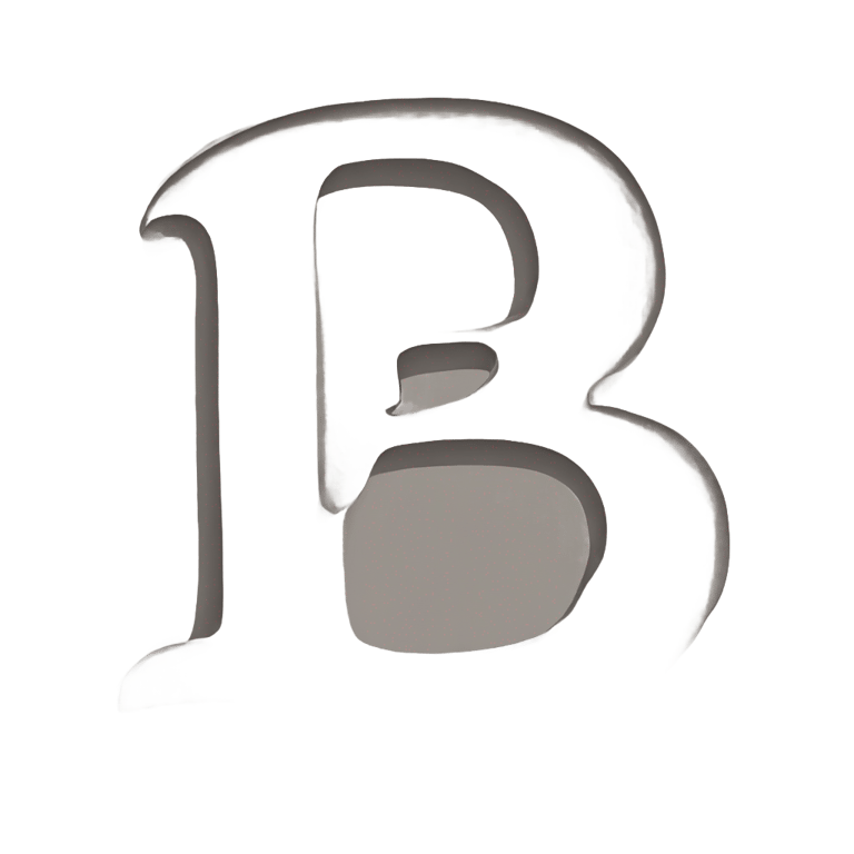 genmoji：草书字母b