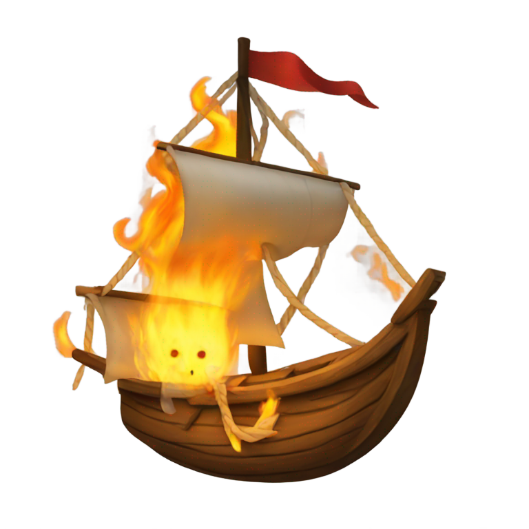 genmoji：Ancla ardiendo