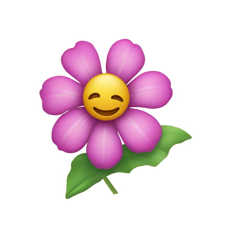 絵文字：かわいいビーチフラワー