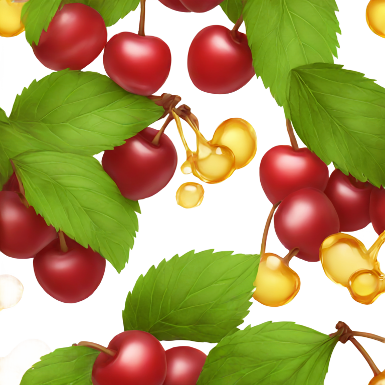 genmoji : Miel de cerise